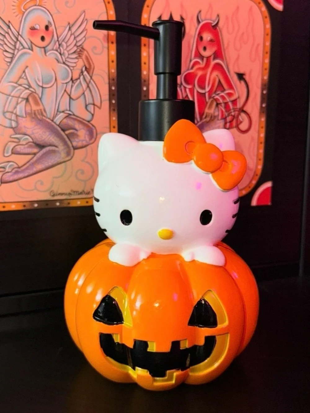 Hello Kitty Pumpkin Dispenser New